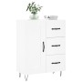 Aparador de madera de ingeniería blanco 69,5x34x90 cm de , Aparadores - Ref: Foro24-830252, Precio: 93,30 €