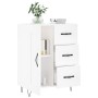 Aparador de madera de ingeniería blanco 69,5x34x90 cm by , Sideboards - Ref: Foro24-830252, Price: 93,39 €, Discount: %