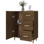 Aparador de madera de ingeniería marrón roble 69,5x34x90 cm by , Sideboards - Ref: Foro24-817353, Price: 84,59 €, Discount: %