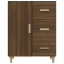 Aparador de madera de ingeniería marrón roble 69,5x34x90 cm by , Sideboards - Ref: Foro24-817353, Price: 84,59 €, Discount: %