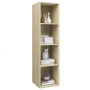 Mueble TV pared contrachapada color roble Sonoma 37x37x142,5 cm von , TV-Möbel - Ref: Foro24-805492, Preis: 61,21 €, Rabatt: %