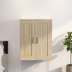 Armario de pared madera ingeniería roble Sonoma 69,5x32,5x90 cm de , Estantes y estanterías - Ref: Foro24-812297, Precio: 82,...