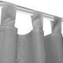 Cortinas de micro-raso con bucles 2 unidades 140x245 cm gris von , Vorhänge und Gardinen - Ref: Foro24-132215, Preis: 32,73 €...