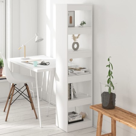 Estantería/divisor de espacios blanco 40x30x166 cm de , Librerías y estanterías - Ref: Foro24-811628, Precio: 71,64 €, Descue...