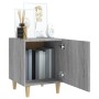 Mesita de noche madera contrachapada gris Sonoma de , Mesitas de noche - Ref: Foro24-817311, Precio: 38,72 €, Descuento: %