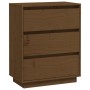 Aparador de madera maciza de pino marrón miel 60x34x75 cm von , Sideboards - Ref: Foro24-813363, Preis: 80,13 €, Rabatt: %