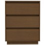 Aparador de madera maciza de pino marrón miel 60x34x75 cm von , Sideboards - Ref: Foro24-813363, Preis: 80,13 €, Rabatt: %