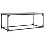 Mesa de centro madera y hierro gris Sonoma 102x50x40 cm | Foro24.es | Tu tienda online para hogar, jardín y más Foro24.es