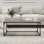 Mesa de centro madera y hierro gris Sonoma 102x50x40 cm | Foro24.es | Tu tienda online para hogar, jardín y más Foro24.es