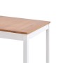 Mesa de comedor de madera de pino blanco y marrón 180x90x73 cm von , Küchen- und Esstische - Ref: Foro24-283408, Preis: 295,0...