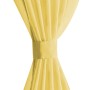 Cortinas de gasa 2 unidades 140x175 cm amarillo von , Vorhänge und Gardinen - Ref: Foro24-132248, Preis: 20,91 €, Rabatt: %