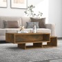 Mesa de centro madera contrachapada roble ahumado 105x55x32 cm by , Coffee table - Ref: Foro24-815981, Price: 64,17 €, Discou...