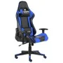 Silla gaming giratoria PVC azul de vidaXL, Sillones para videojuegos - Ref: Foro24-20490, Precio: 168,93 €, Descuento: %