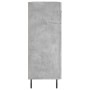 Aparador de madera de ingeniería gris hormigón 69,5x34x90 cm by , Sideboards - Ref: Foro24-828000, Price: 104,77 €, Discount: %