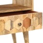 Mueble para TV madera maciza de mango 90x30x50 cm de , Armarios y almacenamiento - Ref: Foro24-286463, Precio: 167,85 €, Desc...