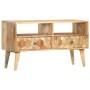 Mueble para TV madera maciza de mango 90x30x50 cm de , Armarios y almacenamiento - Ref: Foro24-286463, Precio: 167,85 €, Desc...