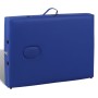 Mesa camilla de masaje de madera plegable de tres cuerpos azules by , massage tables - Ref: Foro24-110079, Price: 173,79 €, D...