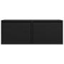 Armarios de pared 2 uds madera maciza pino negro 45x30x35 cm von , Regale und Regale - Ref: Foro24-813444, Preis: 83,44 €, Ra...