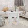 Mesa de centro madera de ingeniería blanca 40x40x42 cm by , Coffee table - Ref: Foro24-810244, Price: 26,44 €, Discount: %