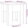 Mesa de centro madera de ingeniería blanca 40x40x42 cm by , Coffee table - Ref: Foro24-810244, Price: 26,44 €, Discount: %