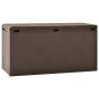Caja de almacenamiento de jardín marrón 114x47x60 cm de , Cajas de almacenaje para exteriores - Ref: Foro24-49447, Precio: 10...