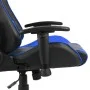 Silla gaming giratoria PVC azul de vidaXL, Sillones para videojuegos - Ref: Foro24-20490, Precio: 168,93 €, Descuento: %