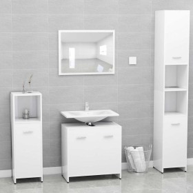 Conjunto de muebles de baño madera contrachapada blanco von , Badezimmermöbel - Ref: Foro24-802579, Preis: 72,07 €, Rabatt: %