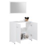 Conjunto de muebles de baño madera contrachapada blanco von , Badezimmermöbel - Ref: Foro24-802579, Preis: 72,07 €, Rabatt: %