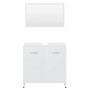Conjunto de muebles de baño madera contrachapada blanco von , Badezimmermöbel - Ref: Foro24-802579, Preis: 72,07 €, Rabatt: %