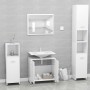 Conjunto de muebles de baño madera contrachapada blanco