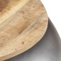 Mesa de centro de madera maciza de mango gris 68x68x30 cm by , Coffee table - Ref: Foro24-323531, Price: 176,19 €, Discount: %