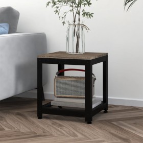 Mesita auxiliar MDF y hierro gris y negro 40x40x45 cm von , Seitentische - Ref: Foro24-286080, Preis: 58,79 €, Rabatt: %