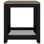Mesita auxiliar MDF y hierro gris y negro 40x40x45 cm by , Side tables - Ref: Foro24-286080, Price: 58,79 €, Discount: %