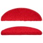 Alfombras de peldaños de escalera 15 uds rojo 56x17x3 cm by , Stair mats - Ref: Foro24-133899, Price: 71,12 €, Discount: %
