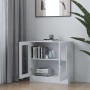 Vitrine aus weißem Sperrholz, 82,5 x 30,5 x 80 cm von vidaXL, Bücherregale und Regale - Ref: Foro24-802741, Preis: 63,19 €, R...