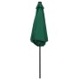 Sombrilla de jardín con luces LED palo de aluminio verde 270 cm by , Umbrellas - Ref: Foro24-47352, Price: 90,33 €, Discount: %