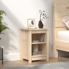 Mesita de noche madera maciza de pino 40x35x55 cm de , Mesitas de noche - Ref: Foro24-820956, Precio: 49,94 €, Descuento: %
