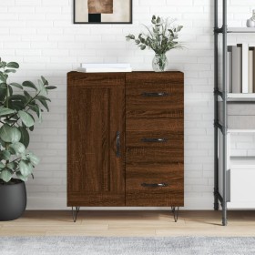 Aparador de madera de ingeniería marrón roble 69,5x34x90 cm von , Sideboards - Ref: Foro24-830259, Preis: 93,12 €, Rabatt: %