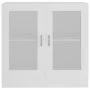 Vitrine aus weißem Sperrholz, 82,5 x 30,5 x 80 cm von vidaXL, Bücherregale und Regale - Ref: Foro24-802741, Preis: 61,70 €, R...