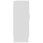 Vitrina de madera contrachapada blanco 82,5x30,5x80 cm