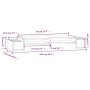 Soporte para monitor madera maciza de pino 100x27,5x15 cm von , Computersockel und -erhöhungen - Ref: Foro24-813969, Preis: 4...