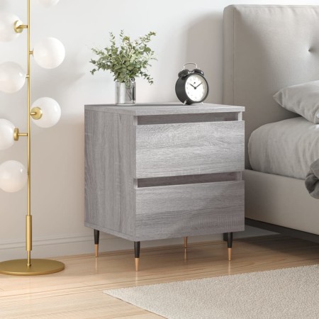 Mesita de noche madera de ingeniería gris Sonoma 40x35x50 cm von , Nachttische - Ref: Foro24-826872, Preis: 49,51 €, Rabatt: %