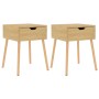 Mesitas noche 2 uds madera ingeniería roble Sonoma 40x40x56 cm de , Mesitas de noche - Ref: Foro24-326802, Precio: 102,40 €
