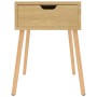 Mesitas noche 2 uds madera ingeniería roble Sonoma 40x40x56 cm by , Nightstands - Ref: Foro24-326802, Price: 102,49 €, Discou...