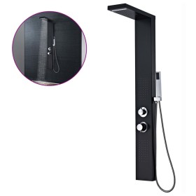 Sistema de panel de ducha aluminio negro mate von , Strahldüsen für Badewannen und Duschen - Ref: Foro24-142373, Preis: 177,4...
