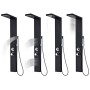 Sistema de panel de ducha aluminio negro mate von , Strahldüsen für Badewannen und Duschen - Ref: Foro24-142373, Preis: 177,4...