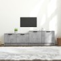 Mueble de TV madera contrachapada gris hormigón 158,5x36x45 cm de , Muebles TV - Ref: Foro24-811488, Precio: 90,88 €, Descuen...