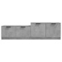 Mueble de TV madera contrachapada gris hormigón 158,5x36x45 cm de , Muebles TV - Ref: Foro24-811488, Precio: 90,88 €, Descuen...