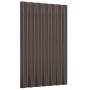 Paneles de tejado 12 unidades acero recubierto marrón 60x36 cm de , Tejas y baldosas para techo - Ref: Foro24-319125, Precio:...