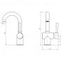SCHÜTTE Grifo monomando mezclador de lavabo CORNWALL cromado von , Wasserhähne - Ref: Foro24-425791, Preis: 88,80 €, Rabatt: %